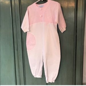 Molli pink elephant romper